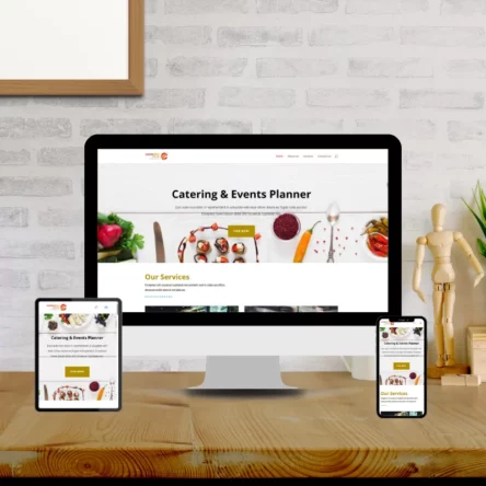 Come Alive Catering and Events planner Website Design Package