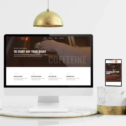 Come Alive Coffee Shop Website Design Package