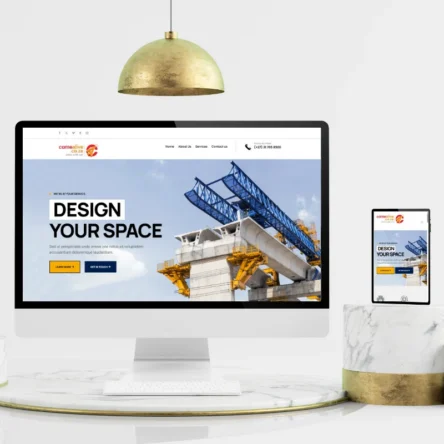 Come Alive Construction Company Website Design Package