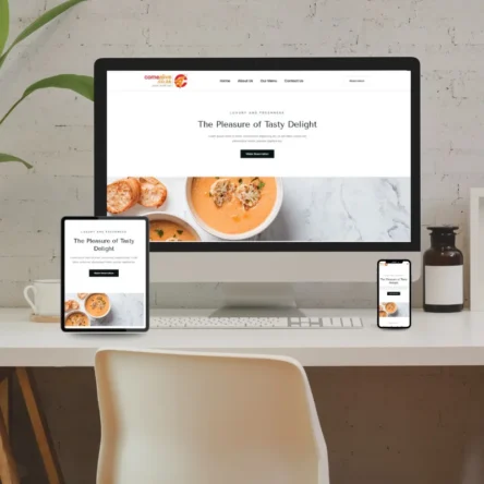 Come Alive Luxury Restaurant Website Design Package